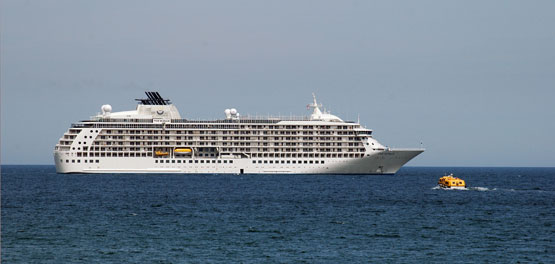 Kreuzfahrtschiff auf der Ostsee